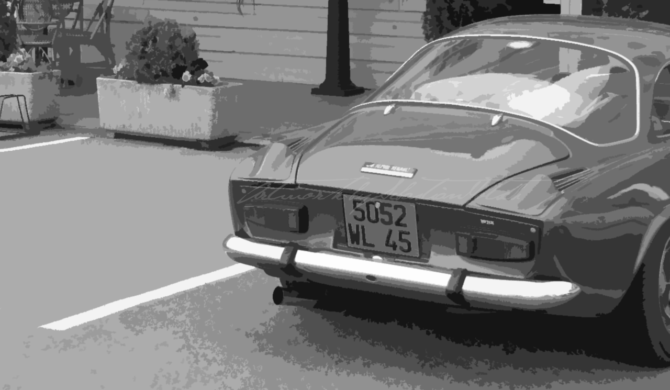 Renault Alpine A110 | Artwork by Sebastian Motsch (2018)