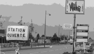 Station Service Ouverte France | Drive-by Snapshots by Sebastian Motsch (2013)