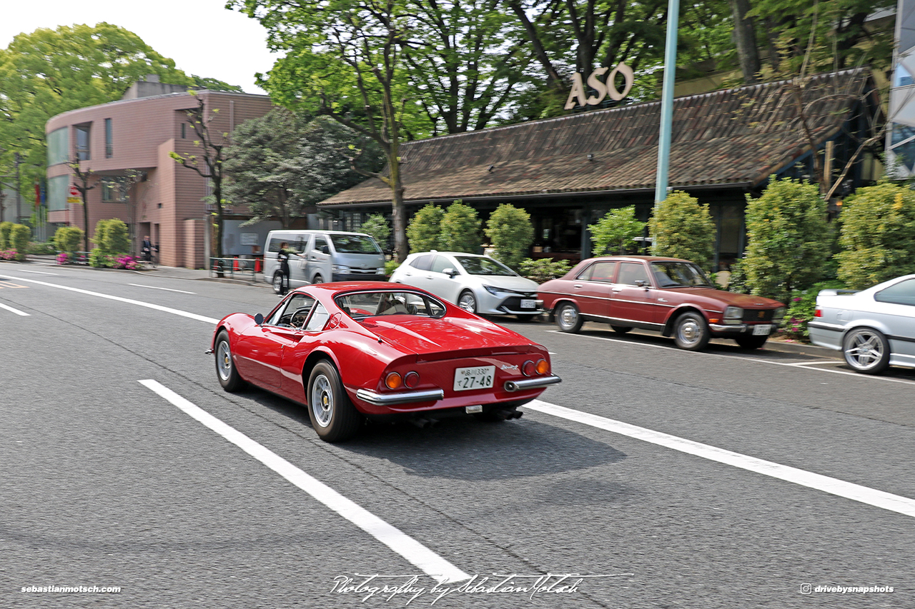 Ferrari Dino 246 Daikanyama Drive-by Snapshots by Sebastian Motsch