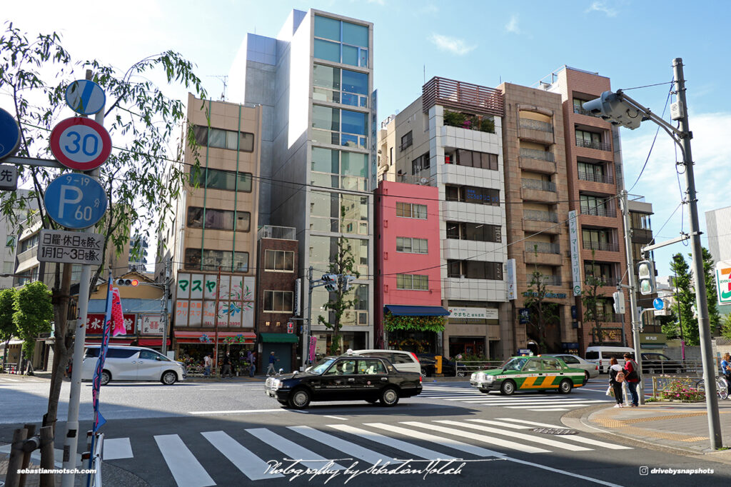 Japan Tokyo Intersection in Asakusabashi by Sebastian Motsch