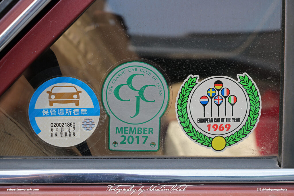 Peugeot 504 Stickers Tokyo Drive-by Snapshots by Sebastian Motsch