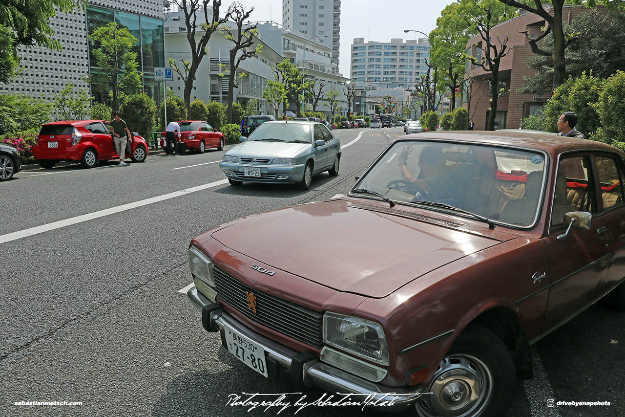 Peugeot 504 Tokyo Drive-by Snapshots by Sebastian Motsch