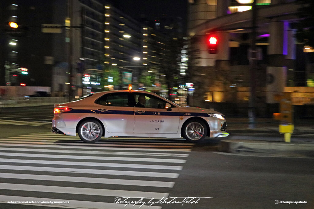 Toyota Taxi Azabujuban Tokyo Drive-by Snapshots by Sebastian Motsch