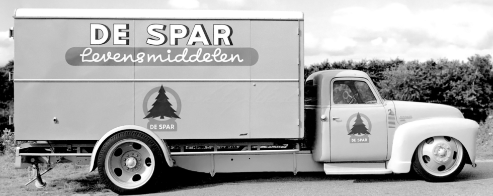 Chevrolet 4400 Chassis Cab Hot Rod Box Van Spar Levensmiddelen | photoshop chop by Sebastian Motsch (2019)