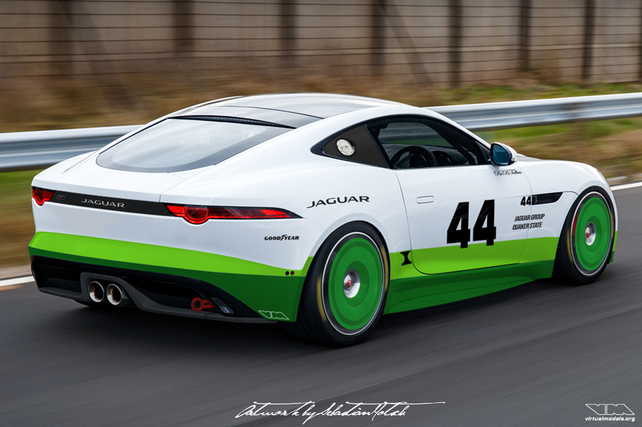 Jaguar F-Type Group 44 GT4-spec | Photoshop Chop by Sebastian Motsch (2019)