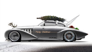 Hispano Suiza H6C Xenia Subonnet by Saoutchik Christmas Sled Photoshop by Sebastian Motsch (2019)