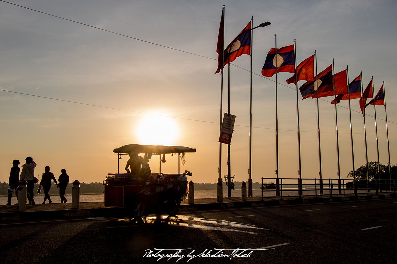 Laos Vientiane Sunset Photography by Sebastian Motsch