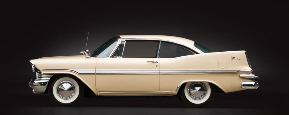 1959 Plymouth Fury Hardtop Coupe SWB | photoshop chop by Sebastian Motsch (2018)