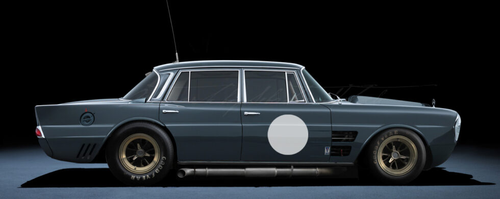 Mercedes-Benz 220SE Carrera Panamericana Photoshop Chop by Sebastian Motsch