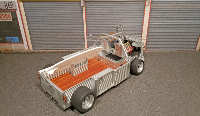 Citroen HY Beach Rod Scale Model by Sebastian Motsch