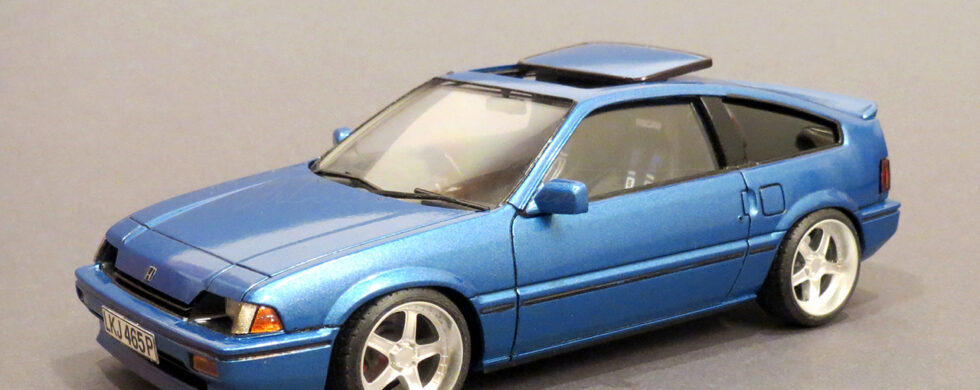 Honda CIVIC CRX AF Scale Model by Sebastian Motsch