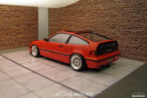 Honda CIVIC CRX ED9 Scale Model by Sebastian Motsch