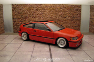 Honda CIVIC CRX ED9 Scale Model by Sebastian Motsch