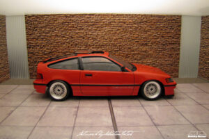 Honda CIVIC CRX ED9 Scale Model by Sebastian Motsch