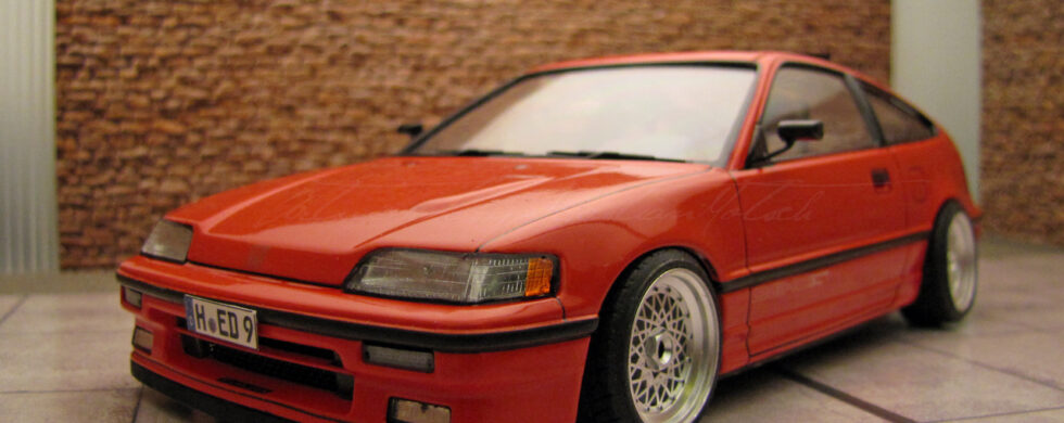 Honda CIVIC CRX ED9 Scale Model by Sebastian Motsch