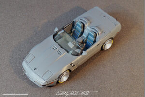 Chevrolet Corvette C4 Spyder Scale Model by Sebastian Motsch