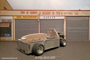 Citroen HY Beach Rod Scale Model by Sebastian Motsch