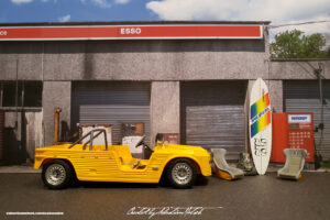 Citroen Méhari Beach Rod Scale Model by Sebastian Motsch