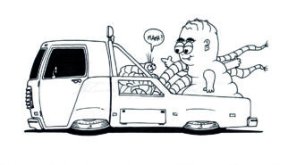 Monster Trucks Coloring Book Artwork by Sebastian Motsch 017