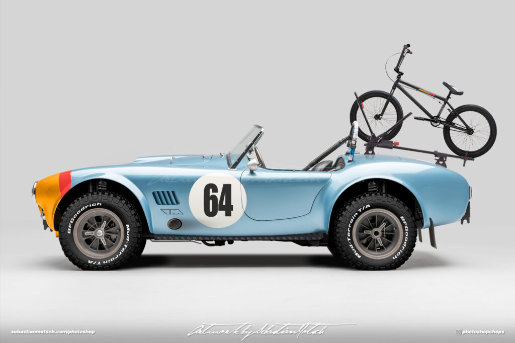 Shelby Cobra 289 FIA Competition Roadster BMX Artwork by Sebastian Motsch
