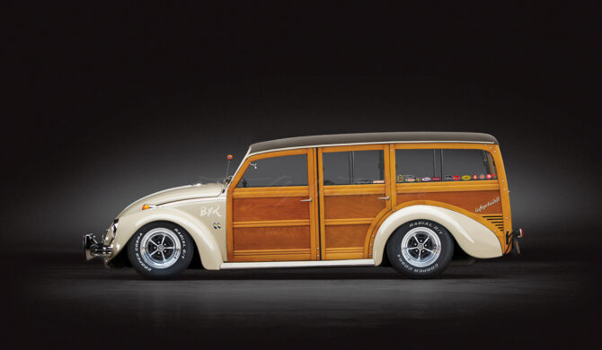 Volkswagen Beetle Woody Custom Photoshop by Sebastian Motsch