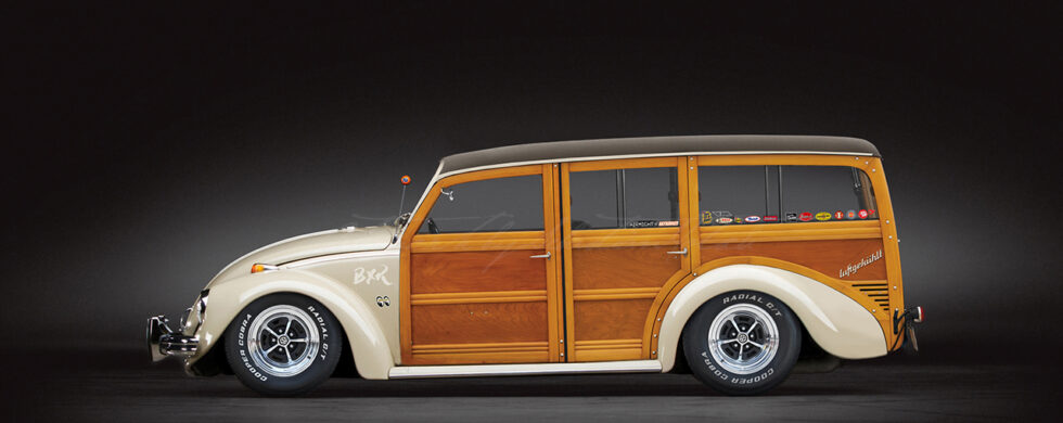 Volkswagen Beetle Woody Custom Photoshop by Sebastian Motsch