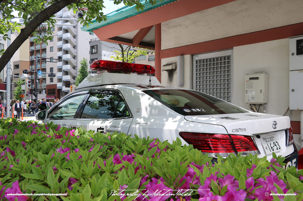 Japan Tokyo Asakusa JDM Police Car Toyota Crown by Sebastian Motsch