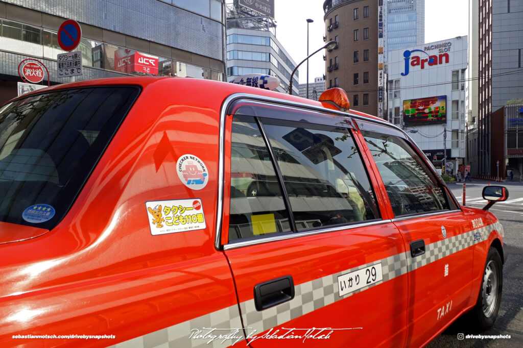 Japan Tokyo Gotanda Toyota Crown Comfort JDM Taxi Details II by Sebastian Motsch