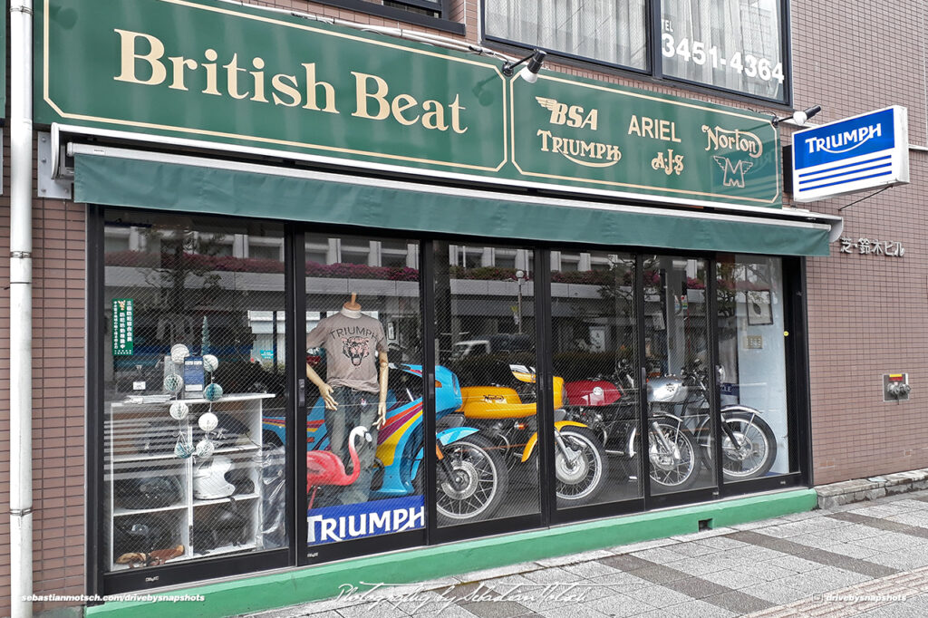 Japan Tokyo Shiba British Beat Motorcycles by Sebastian Motsch