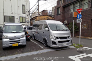 Japan Tokyo Shiba Daihatsu and Nissan Vans by Sebastian Motsch