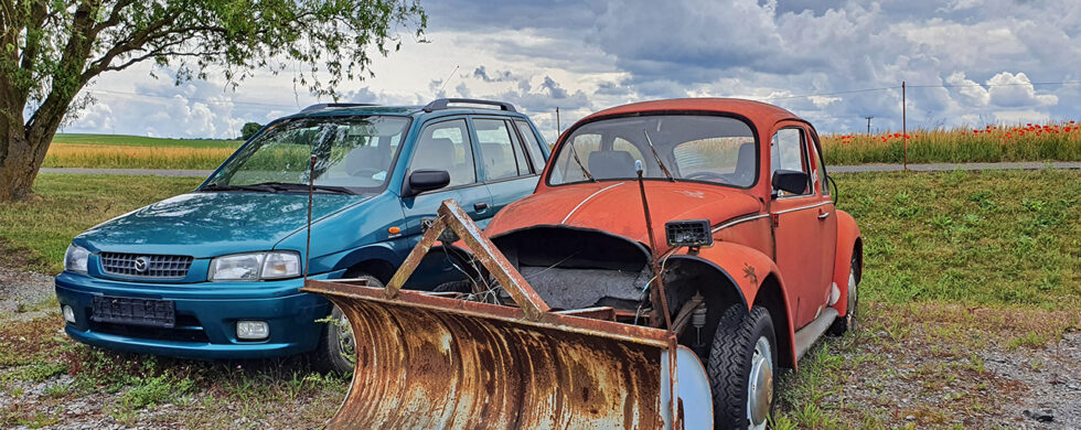 Volkswagen Beetle Snow Plow Drive-by Snapshots by Sebastian Motsch