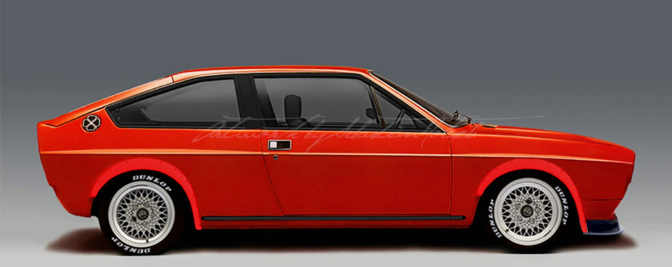 Alfa Romeo Alfasud Sprint Widebody Photoshop by Sebastian Motsch