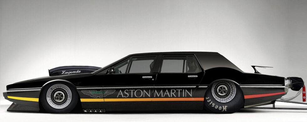 Aston Martin Lagonda Dragster Photoshop by Sebastian Motsch