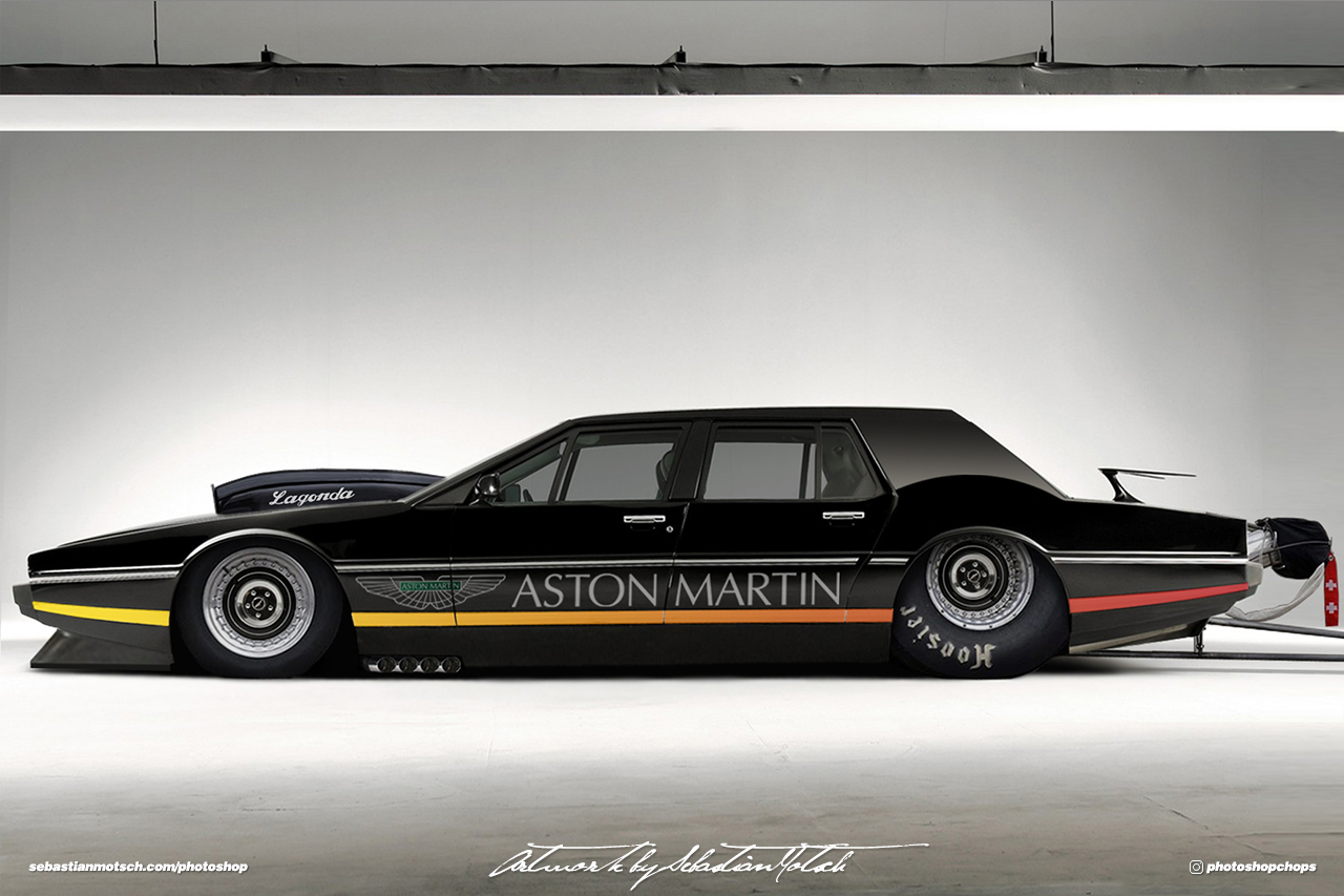 Aston Martin Lagonda Dragster Photoshop by Sebastian Motsch