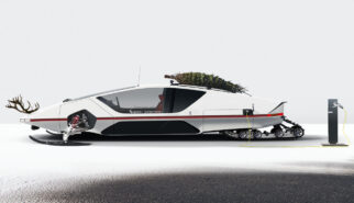 Ferrari 512 S Modulo BEV Santas Christmas Ride Photoshop by Sebastian Motsch