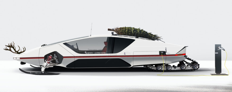 Ferrari 512 S Modulo BEV Santas Christmas Ride Photoshop by Sebastian Motsch