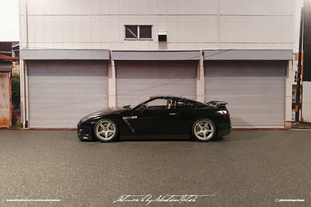 Aoshima Nissan GT-R35 STR Built by Sebastian Motsch