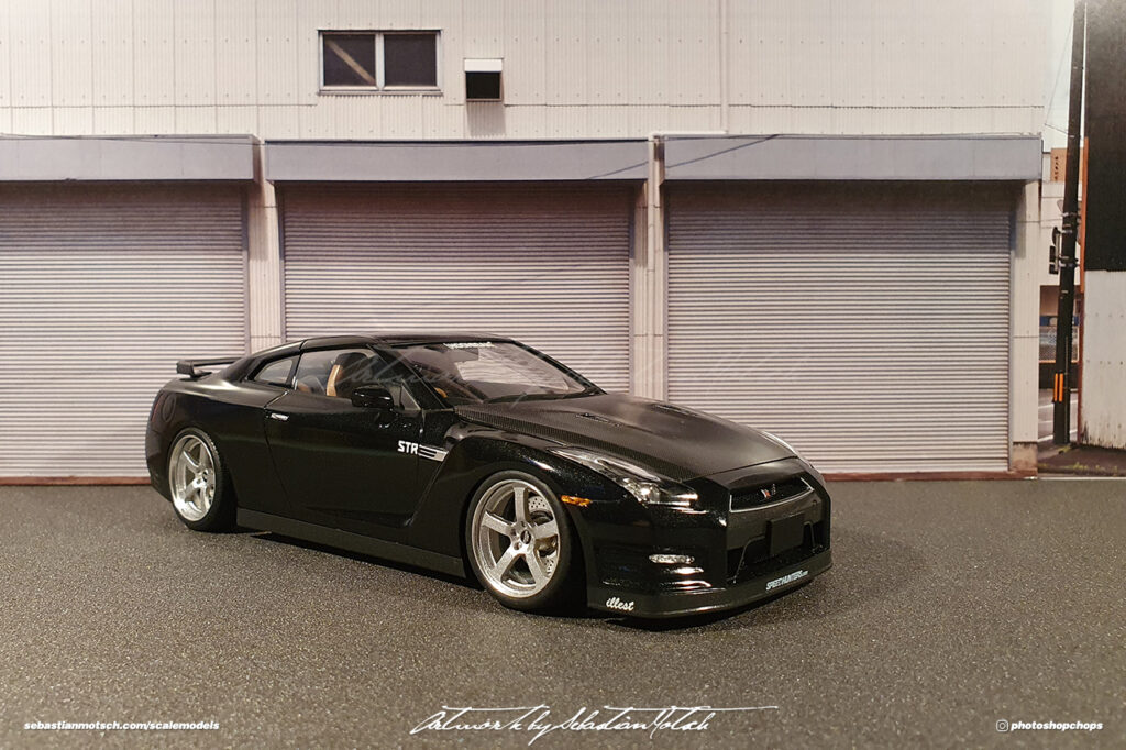 Aoshima Nissan GT-R35 STR Built by Sebastian Motsch