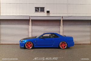 Aoshima Nissan Skyline GT-R34 Built by Sebastian Motsch