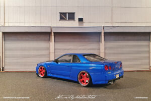 Aoshima Nissan Skyline GT-R34 Built by Sebastian Motsch