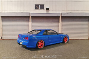 Aoshima Nissan Skyline GT-R34 Built by Sebastian Motsch