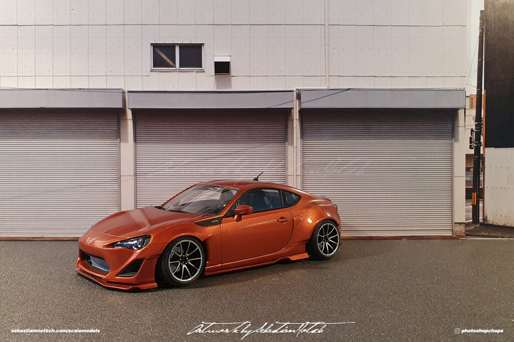 Aoshima Toyota GT86 RocketBunny V1 Built by Sebastian Motsch