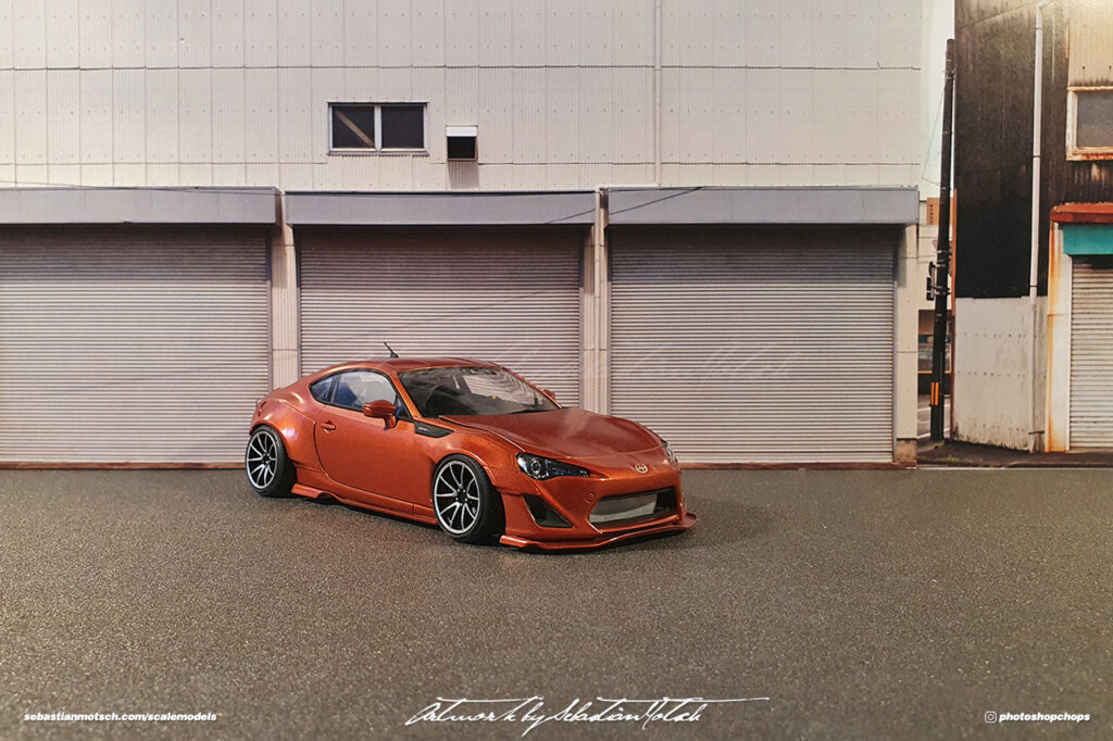 Aoshima Toyota GT86 RocketBunny V1 Built by Sebastian Motsch