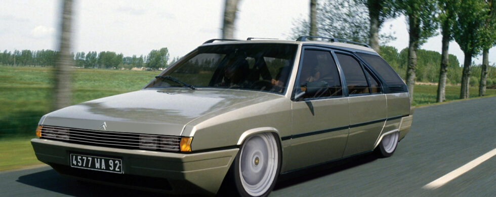 Citroen BX Break Custom Photoshop by Sebastian Motsch