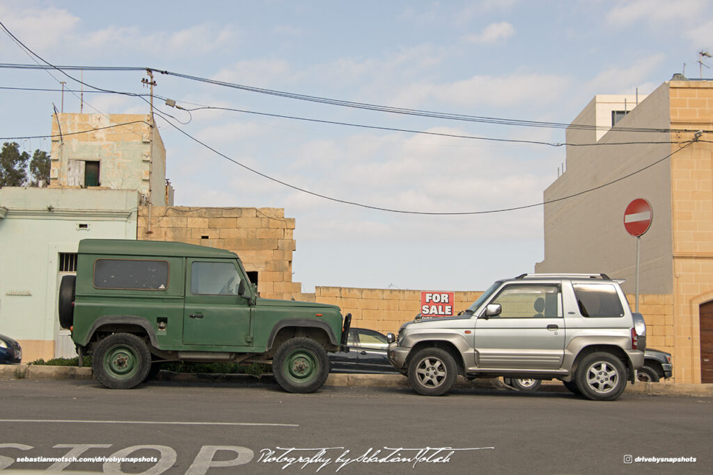 Land Rover 90 and Mitsubishi Pajero Pinin Malta Gozo Drive-by Snapshot by Sebastian Motsch