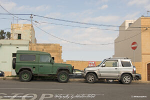 Land Rover 90 and Mitsubishi Pajero Pinin Malta Gozo Drive-by Snapshot by Sebastian Motsch