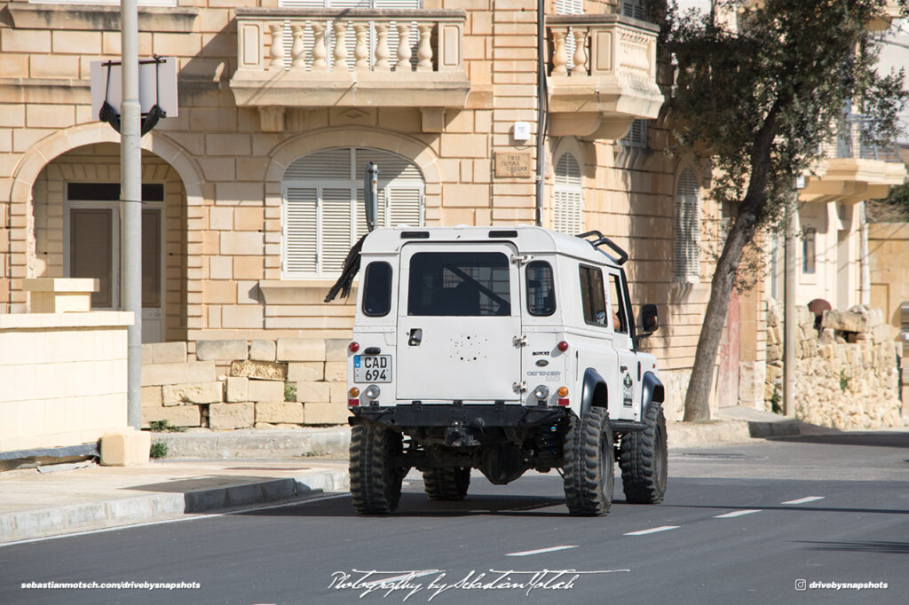 Land Rover Defender 110 Malta Gozo Drive-by Snapshot by Sebastian Motsch