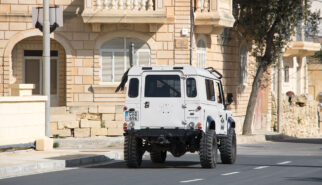 Land Rover Defender 110 Malta Gozo Drive-by Snapshot by Sebastian Motsch