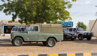 Land Rover Series III LWB Pickup Oman Bidiyah Drive-by Snapshot by Sebastian Motsch