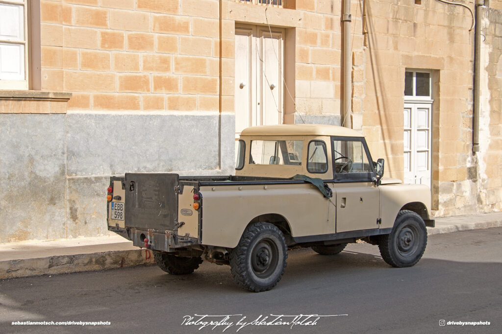 Land Rover Series III Pickup 109 Malta Gozo Drive-by Snapshot by Sebastian Motsch rear
